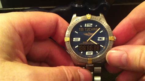 breitling aerospace low-battery indicator|Breitling aerospace not working.